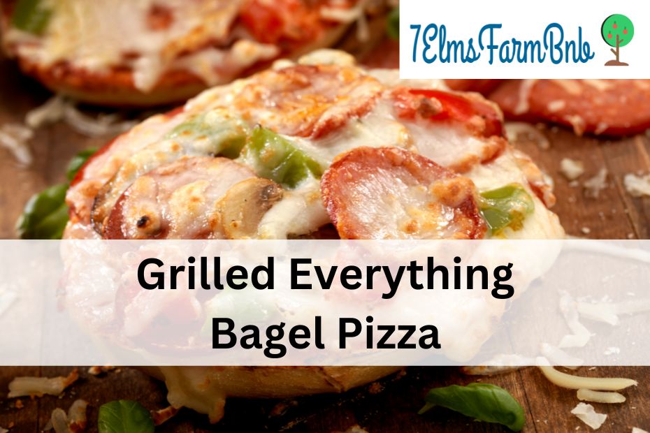 Grilled Everything Bagel Pizza